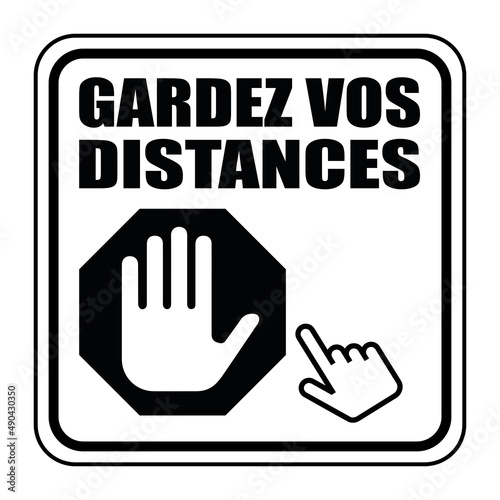 Logo gardez vos distances.