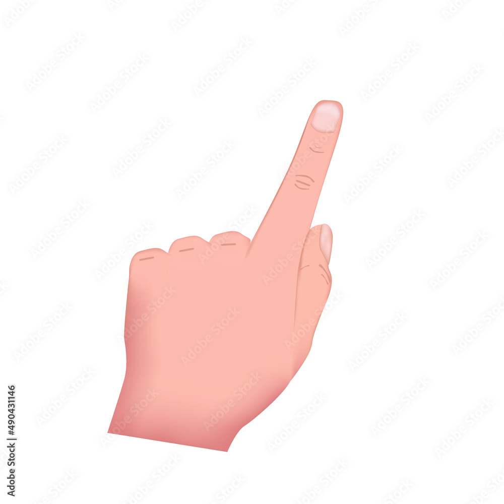 An illustration of the index finger to choose an option An illustration of the index finger to choose an option