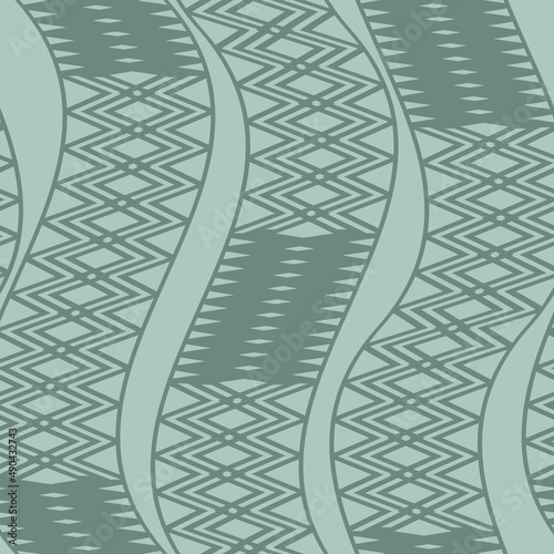 Wavy geometric pattern