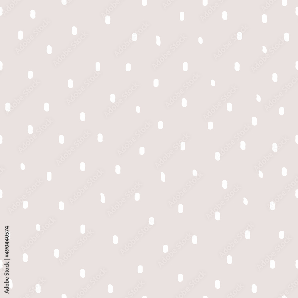 Seamless pattern simple white dot, design for scrapbooking, decoration, cards, paper goods, background, wallpaper, wrapping, fabric and all your creative projects. Vector Illustration