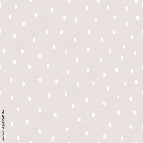Seamless pattern simple white dot, design for scrapbooking, decoration, cards, paper goods, background, wallpaper, wrapping, fabric and all your creative projects. Vector Illustration