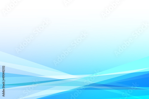 Abstract blue geometric background business banner.