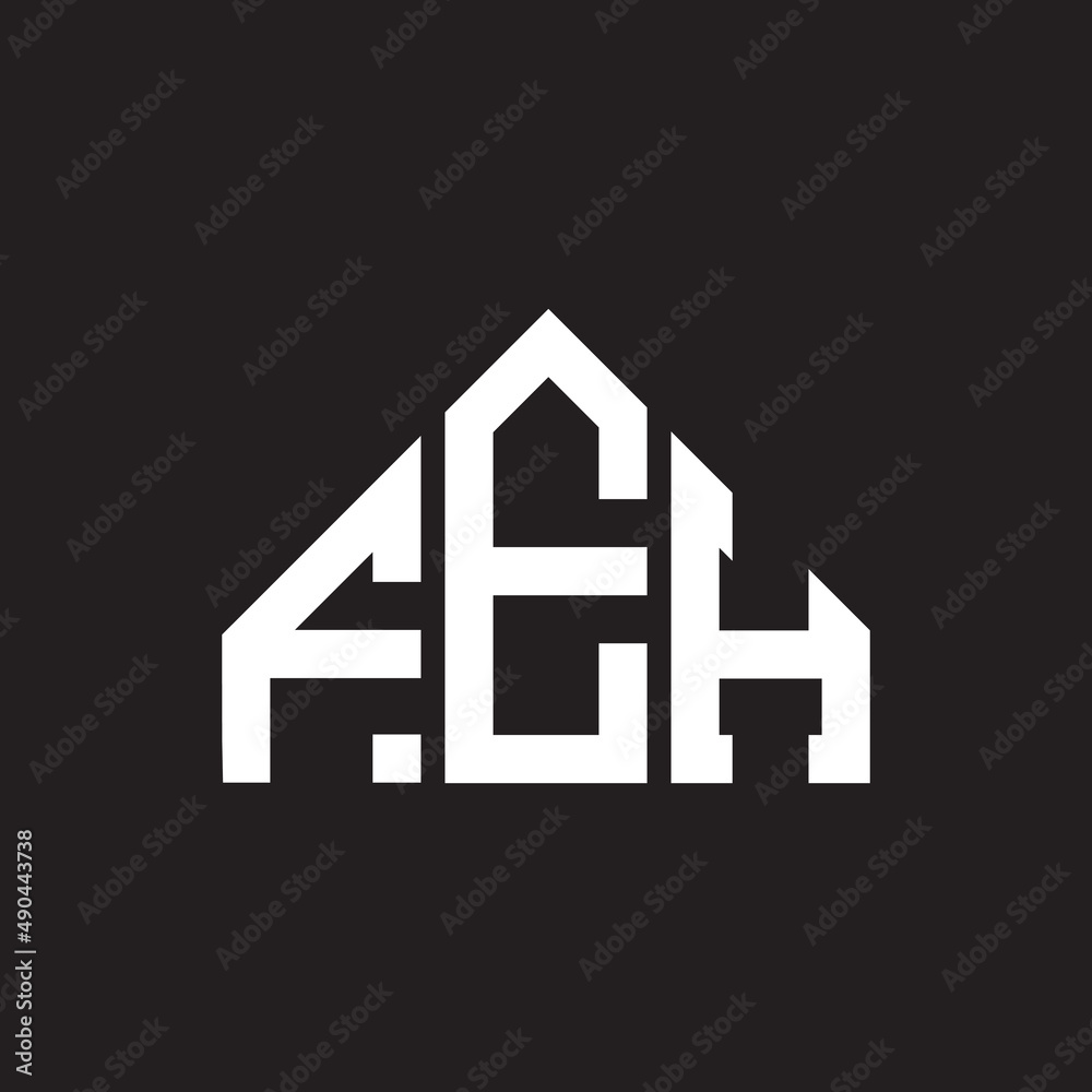 FEH letter logo design on black background. FEH creative initials letter logo concept. FEH letter design. FEH letter logo design on black background. FEH creative initials letter logo concept. FEH letter design.