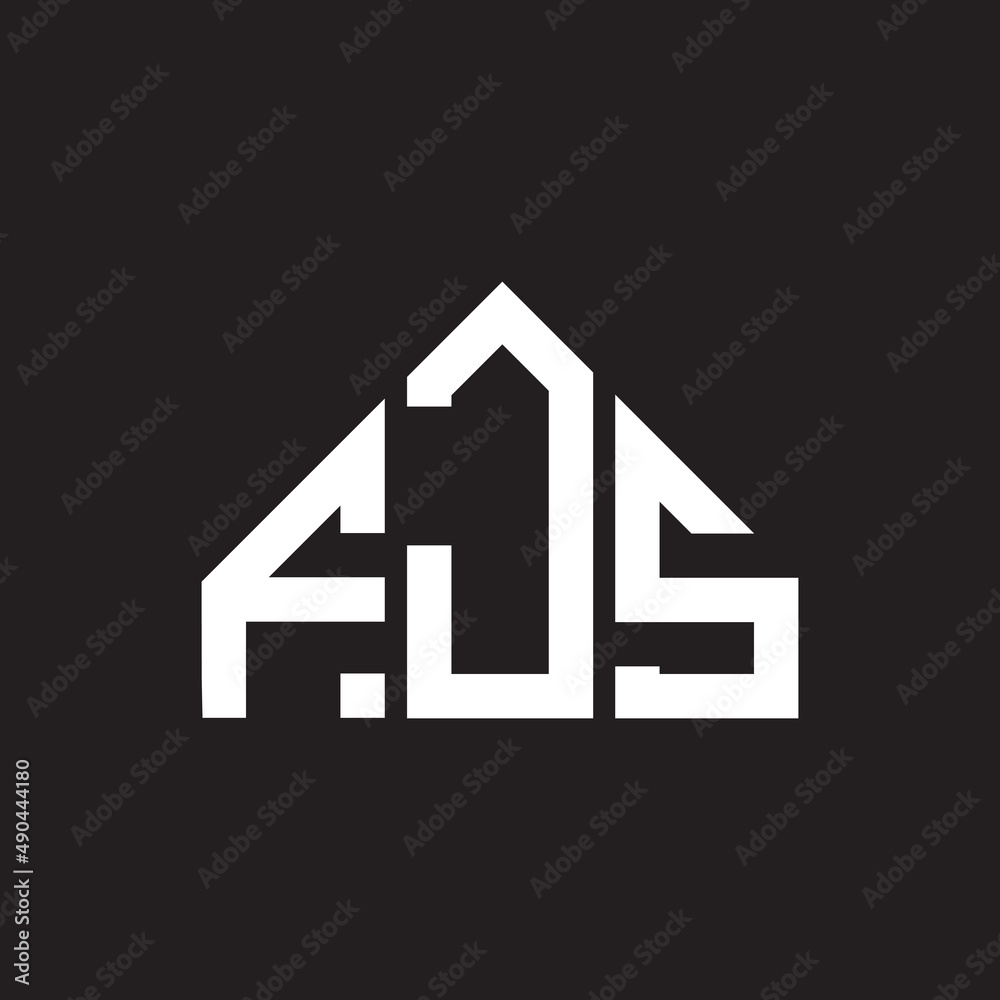 FJS letter logo design on black background. FJS creative initials letter logo concept. FJS letter design.FJS letter logo design on black background. FJS letter logo design on black background. FJS creative initials letter logo concept. FJS letter design.FJS letter logo design on black background.