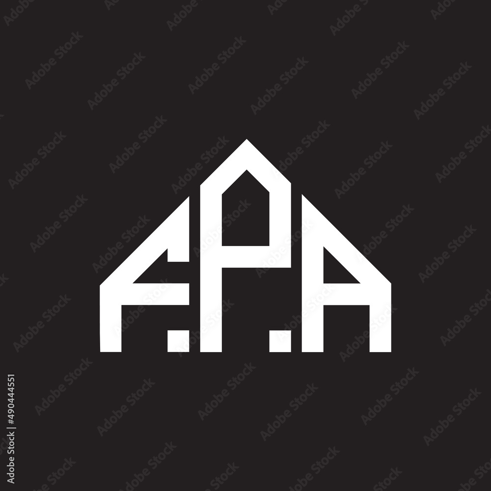 FPA letter logo design on black background. FPA creative initials letter logo concept. FPA letter design. FPA letter logo design on black background. FPA creative initials letter logo concept. FPA letter design.