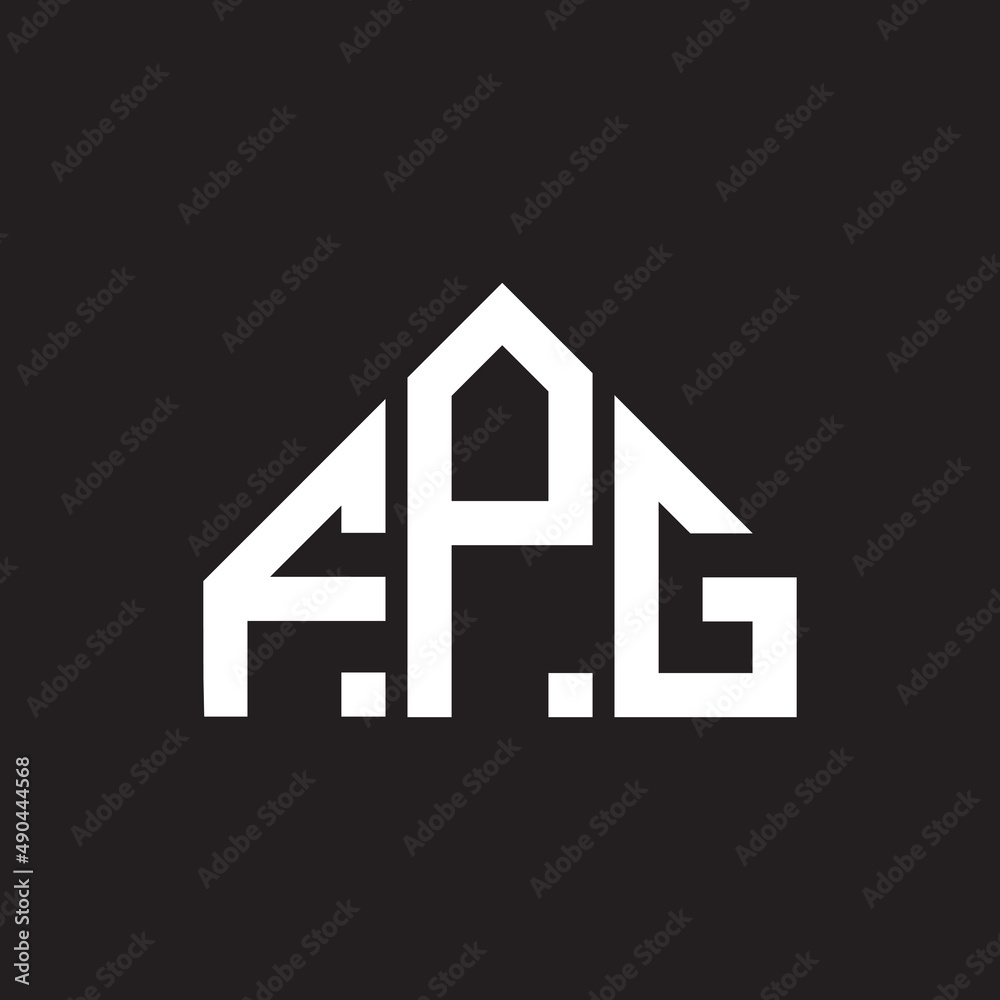 FPG letter logo design on black background. FPG creative initials letter logo concept. FPG letter design. FPG letter logo design on black background. FPG creative initials letter logo concept. FPG letter design.
