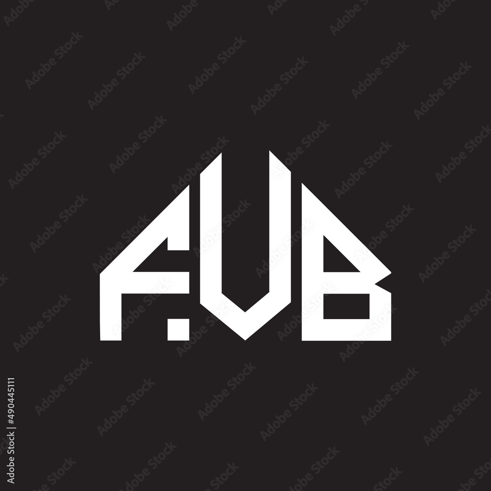 FVB letter logo design on black background. FVB creative initials letter logo concept. FVB letter design. FVB letter logo design on black background. FVB creative initials letter logo concept. FVB letter design.
