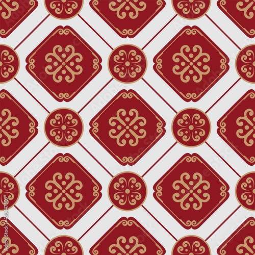 Chinese seamless pattern vector