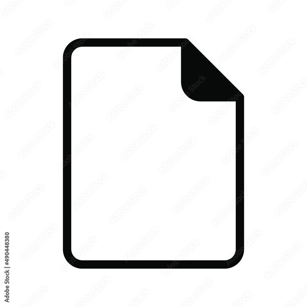 File icon. computer file symbol. vector illustration File icon. computer file symbol. vector illustration