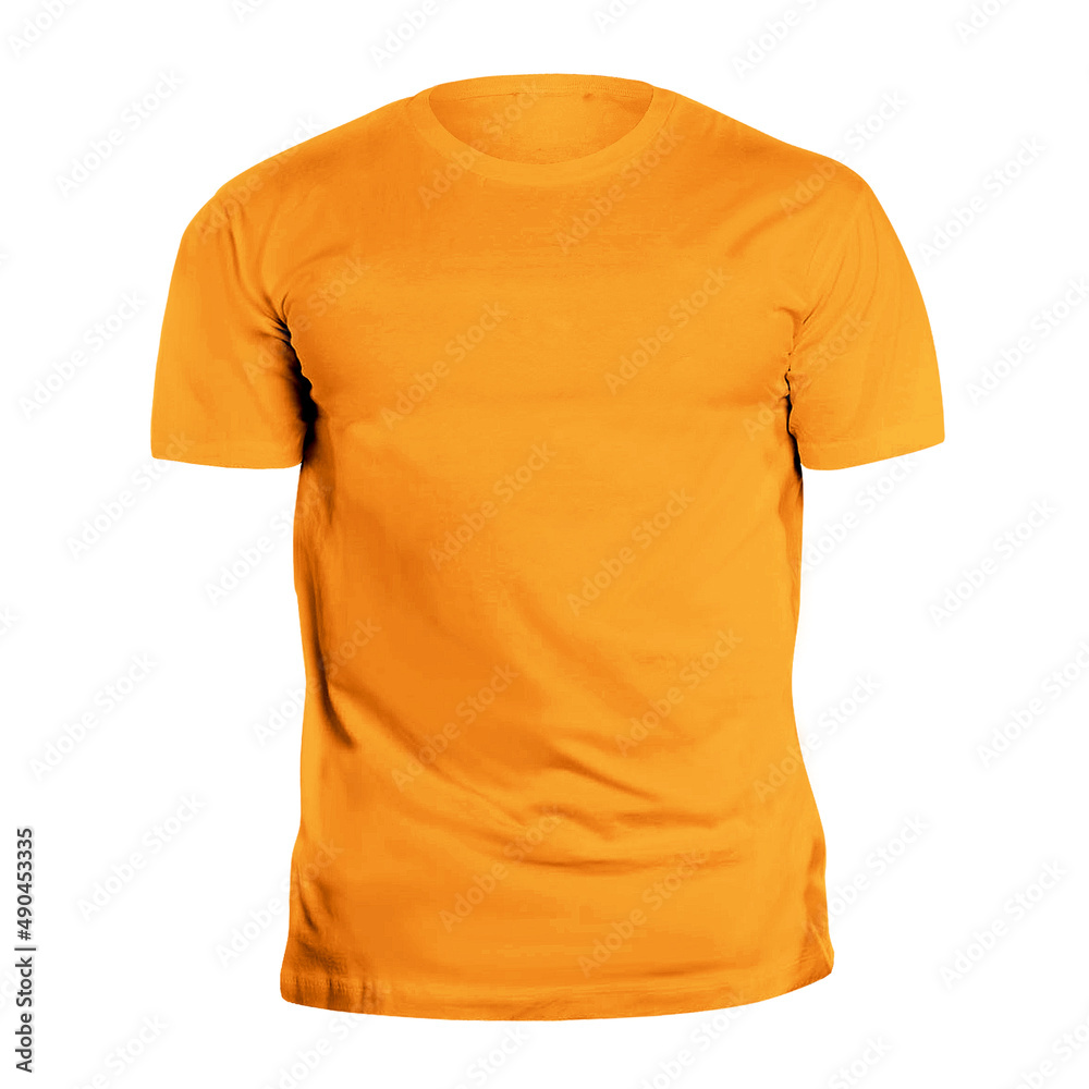 Use this Front View Simple T Shirt Mockup In Radiant Yellow Color, it is an easy way to make your designs look fashionable Use this Front View Simple T Shirt Mockup In Radiant Yellow Color, it is an easy way to make your designs look fashionable