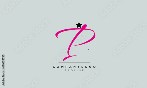  Alphabet letters Initials logo 7P