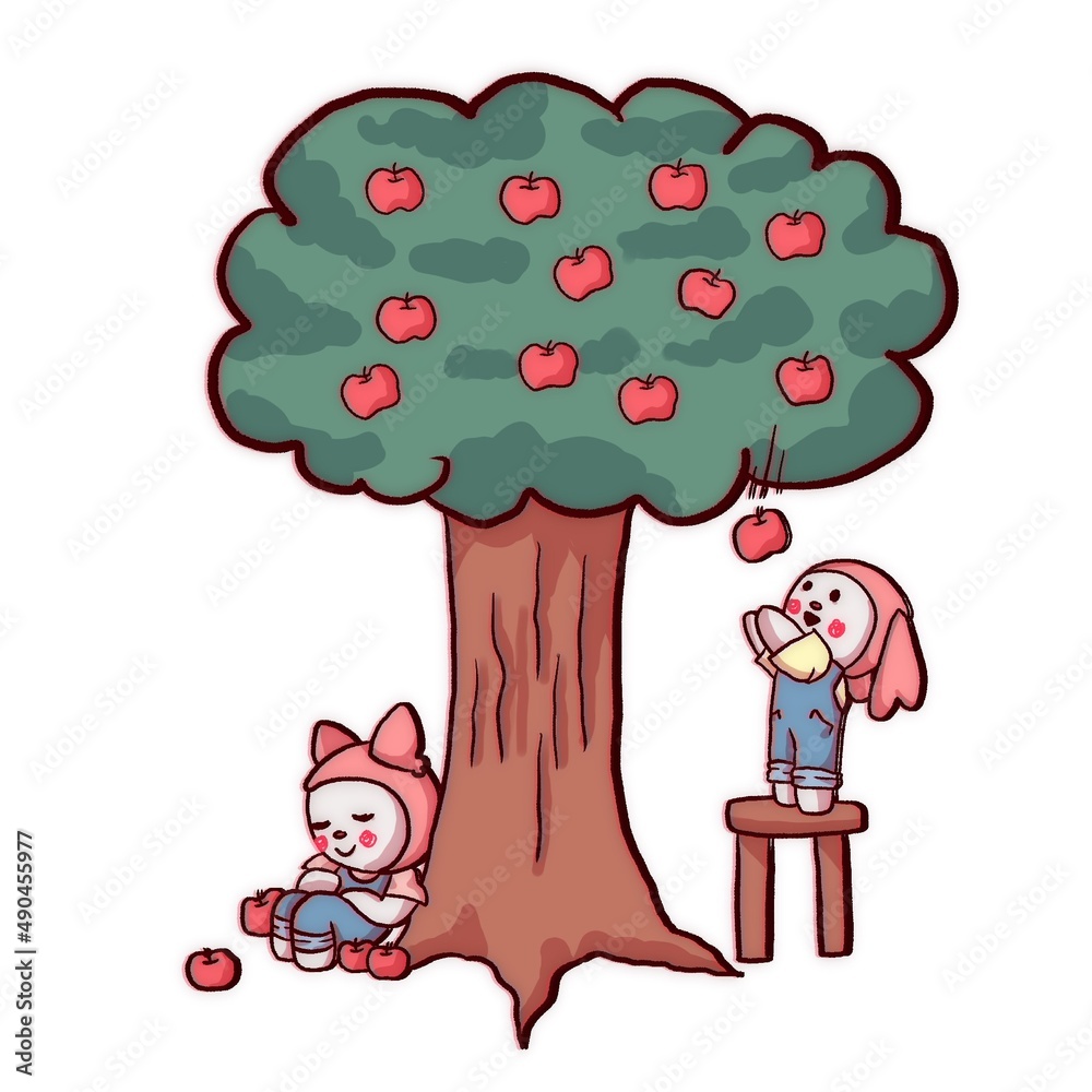 Fototapeta premium Apple Picking