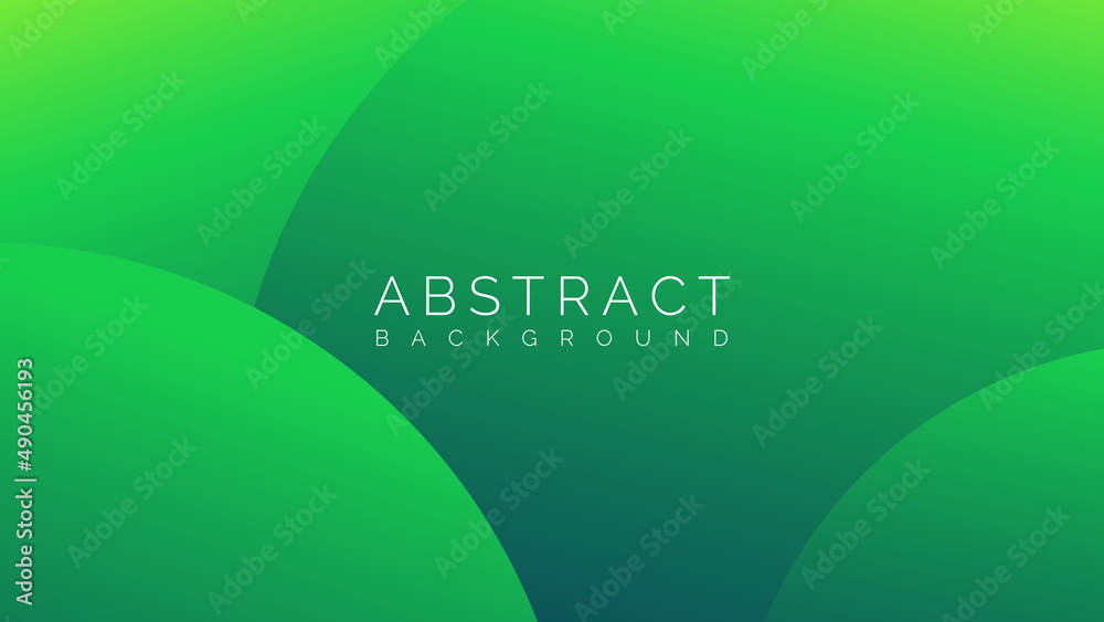 abstract gradient bubble background dark green
