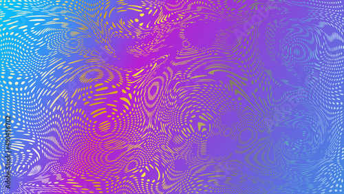 Abstract background with psychedelic swirl lines. Marble liquid art wallpaper. Purple ebru art. Vector illustration EPS 10