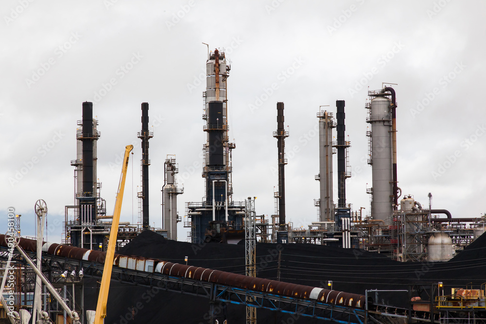 Oil refinery in Beaumont, Port Arthur, USA. Oil refinery in Beaumont, Port Arthur, USA.