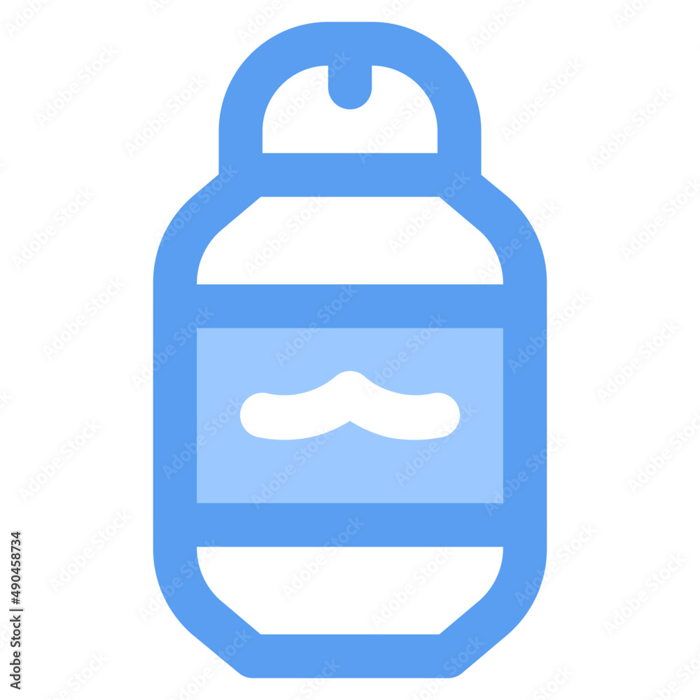 Obraz premium Water bottle icon illustration