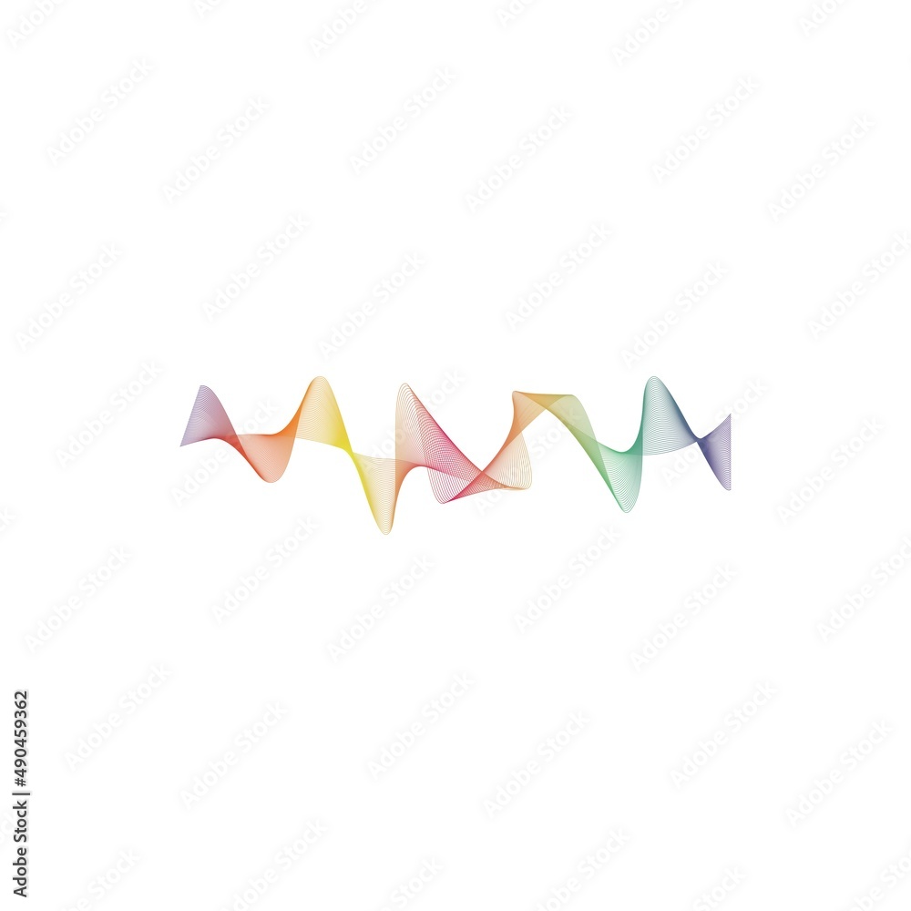 Sound waves line equalizer vector illustration design Sound waves line equalizer vector illustration design