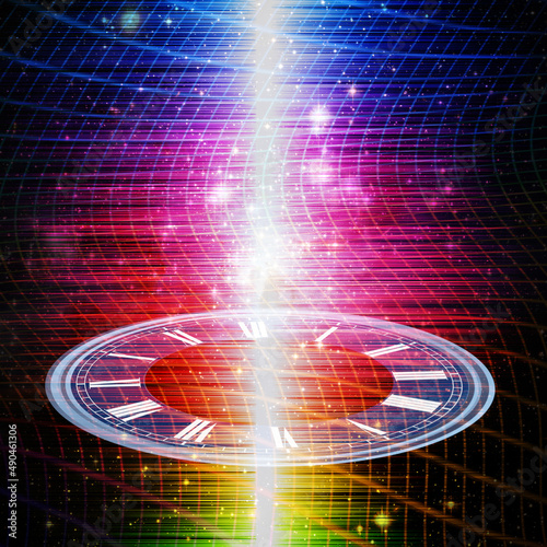 wormhole and space-time concept