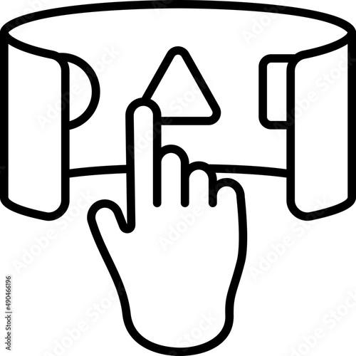 interaction outline icon