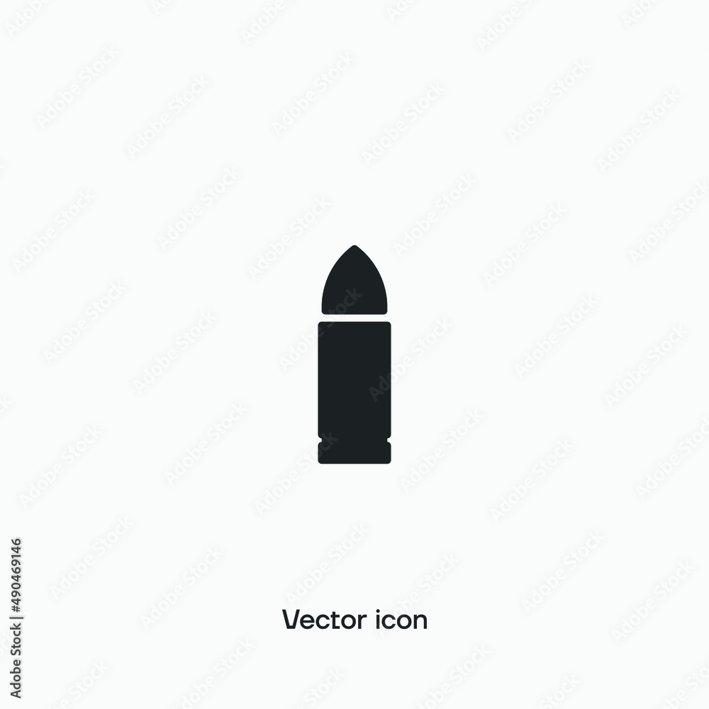 Bullet vector icon. Premium quality. Bullet vector icon. Premium quality.
