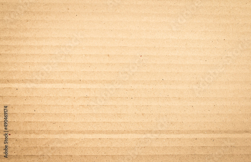 Brown paper box or Corrugated cardboard sheet texture