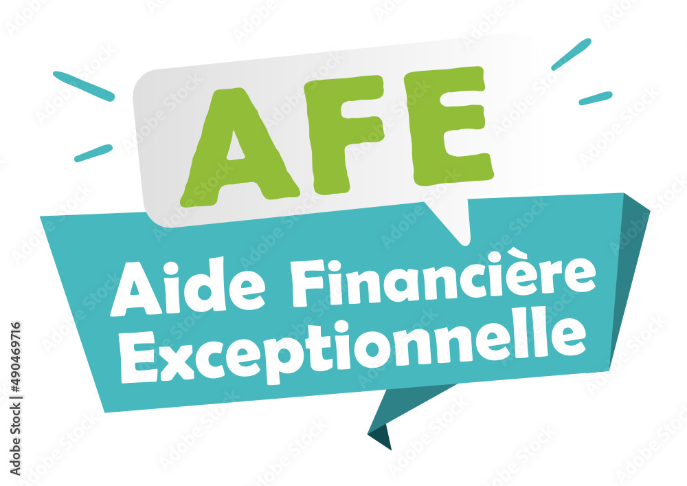 AFE , aide financière exceptionnelle