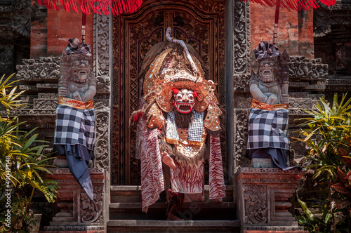 Barong is a panther-like creature and character in the Balinese mythology of Bali, Indonesia