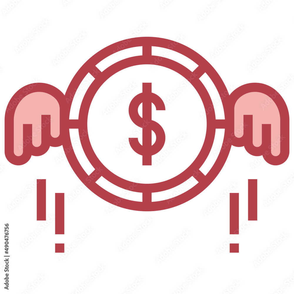 FREEDOM red line icon,linear,outline,graphic,illustration FREEDOM red line icon,linear,outline,graphic,illustration