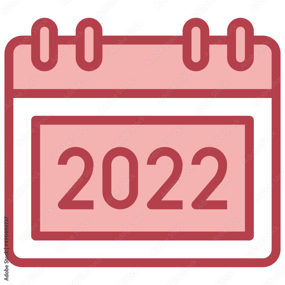 2022 red line icon,linear,outline,graphic,illustration 2022 red line icon,linear,outline,graphic,illustration