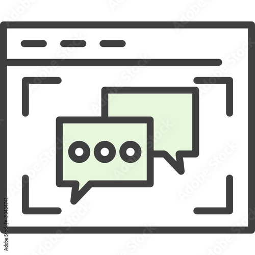 Online Chat Icon