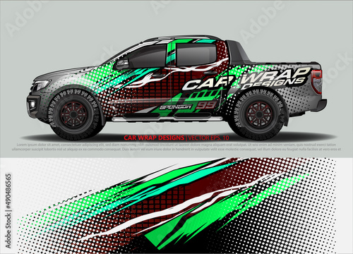 car graphic background vector. abstract lines vector with modern camouflage design concept  for truck and vehicles graphics vinyl wrap