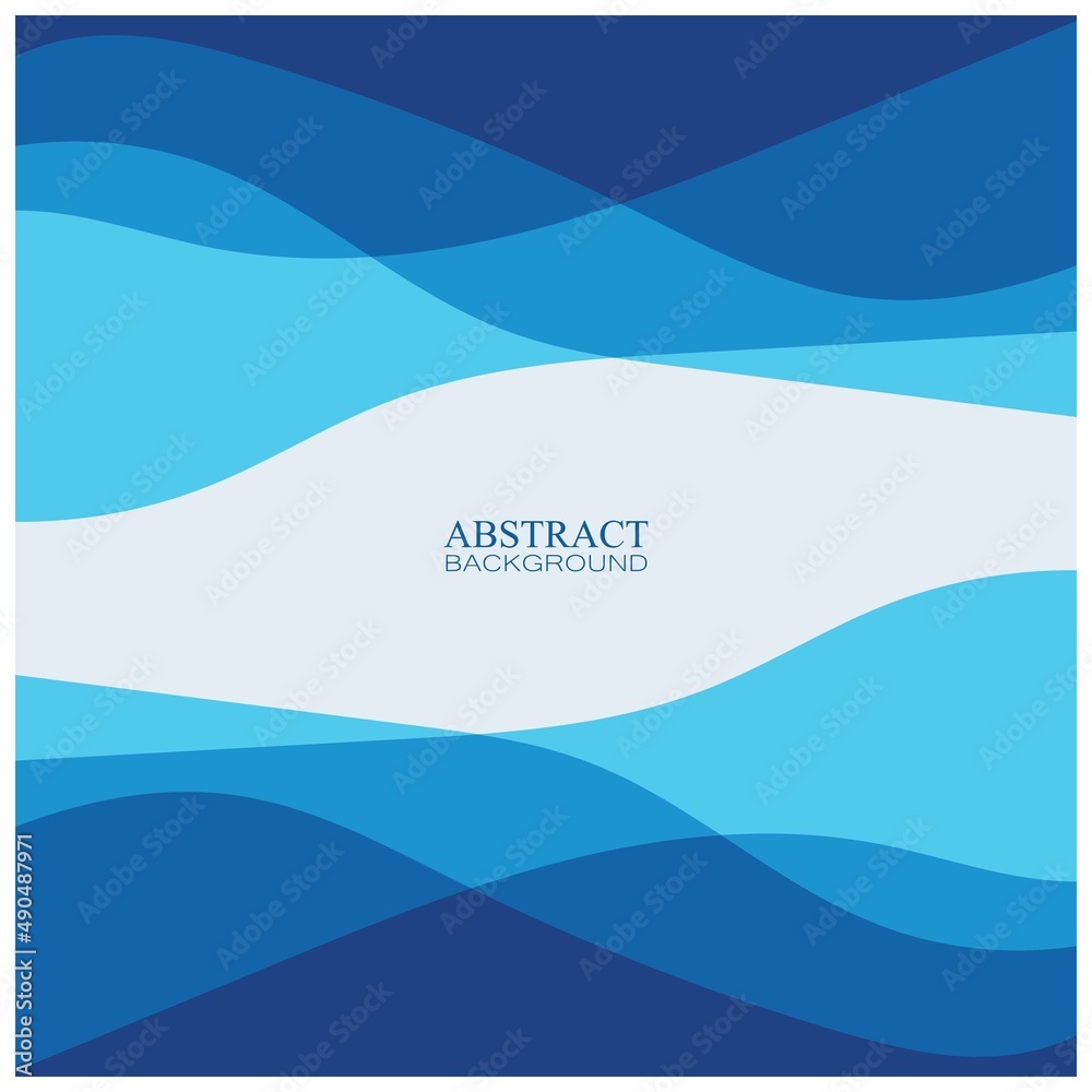 Obraz premium Background abstract Water wave vector illustration design