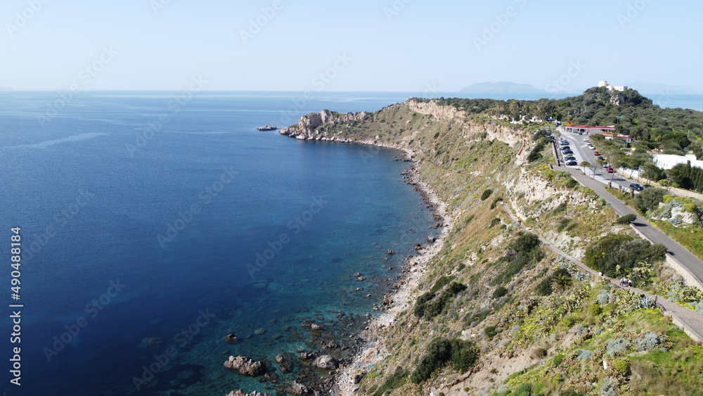 Capo Milazzo dall'alto Capo Milazzo dall'alto