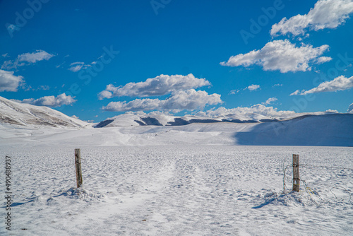 Casteluccio di Norcia fra la neve photo