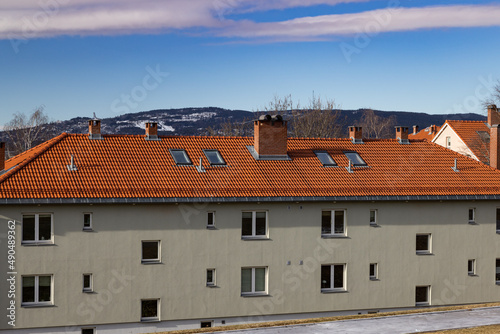 Photography houses in the city, Kayserløkka, Oslo, Norway