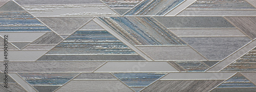 abstract seamless mosaic pattern, ceramic tile for interior	