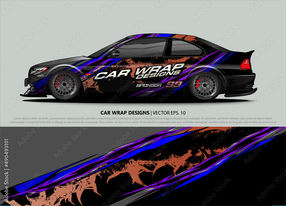 car graphic background vector. abstract lines vector with modern camouflage design concept  for vehicles graphics vinyl wrap