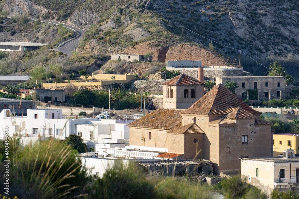 landscape of La Alquería, an Andalusian village landscape of La Alquería, an Andalusian village