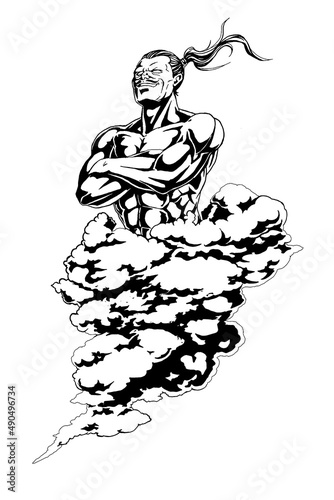 モンスターのイラスト・ジン・塗り絵