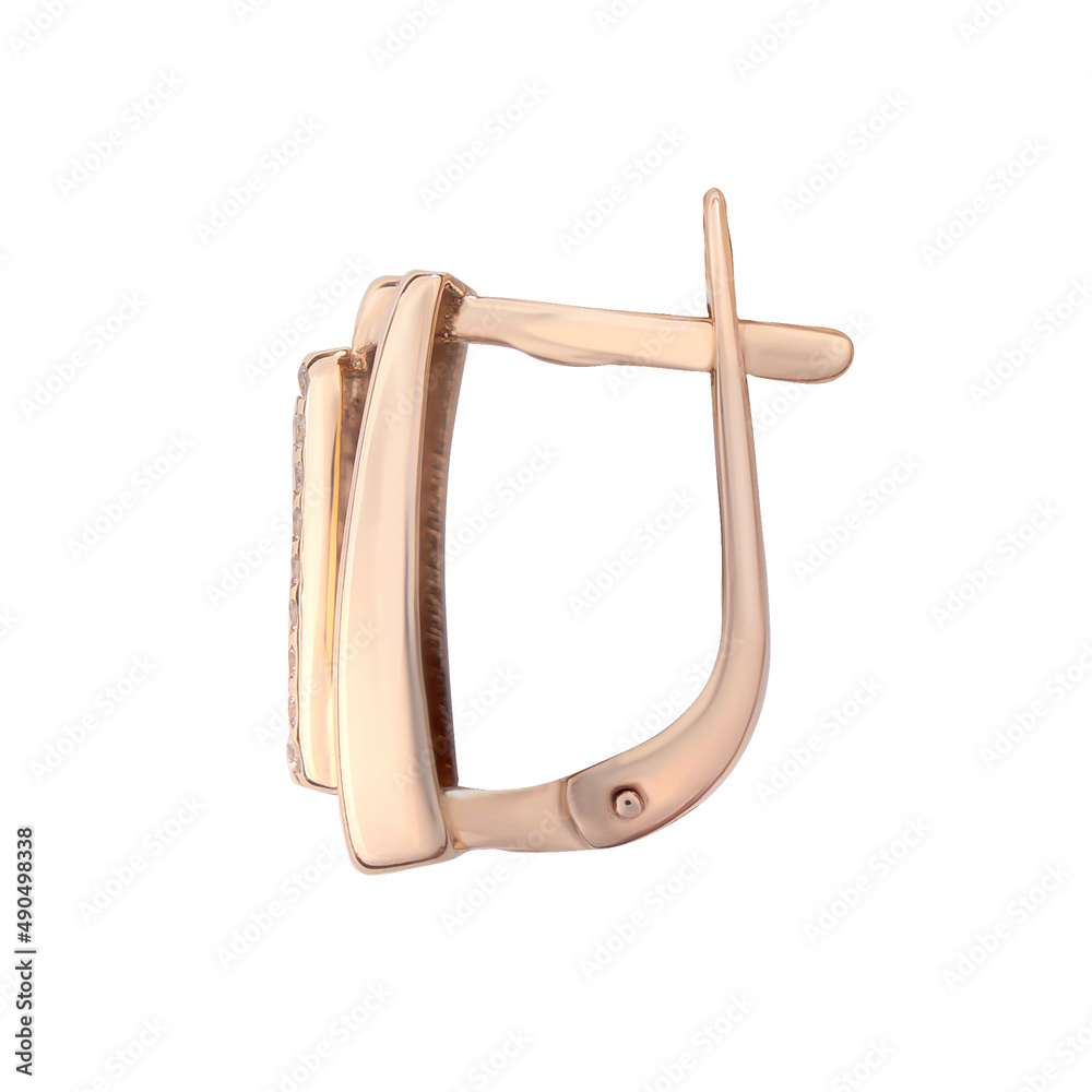 Obraz premium 2022 fashion gold earrings fashion stylish elegant jewelry