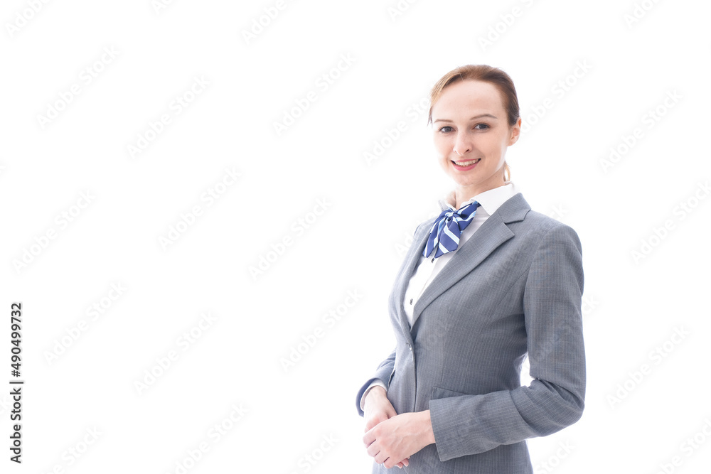 制服を着た外国人留学生 制服を着た外国人留学生