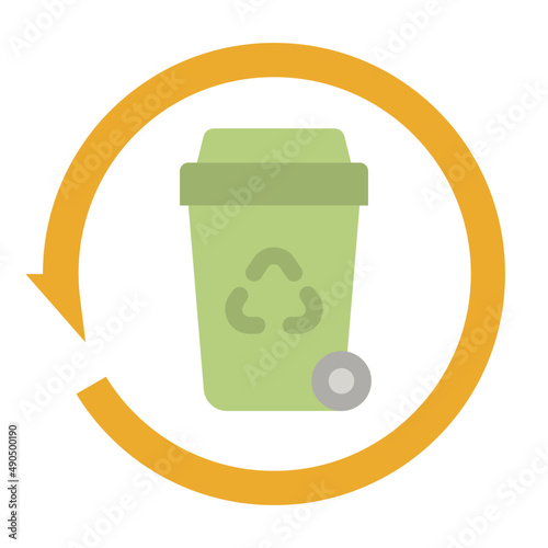recycle flat icon