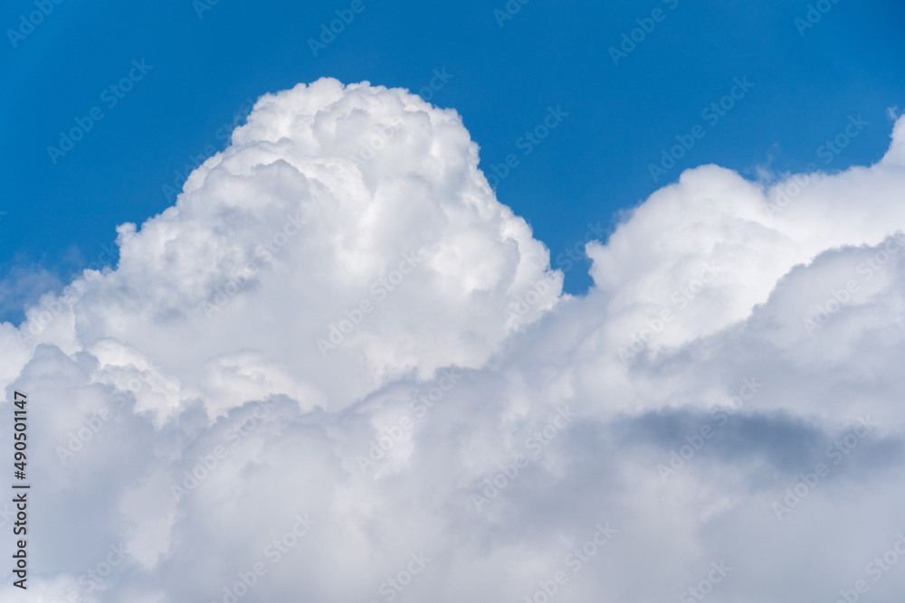Cumulonimbus cloud and blue sky in Fukuoka city, JAPAN. Cumulonimbus cloud and blue sky in Fukuoka city, JAPAN.