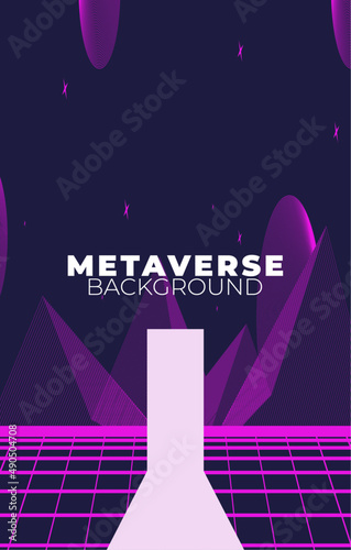 Concept of Future digital technology metaverse 