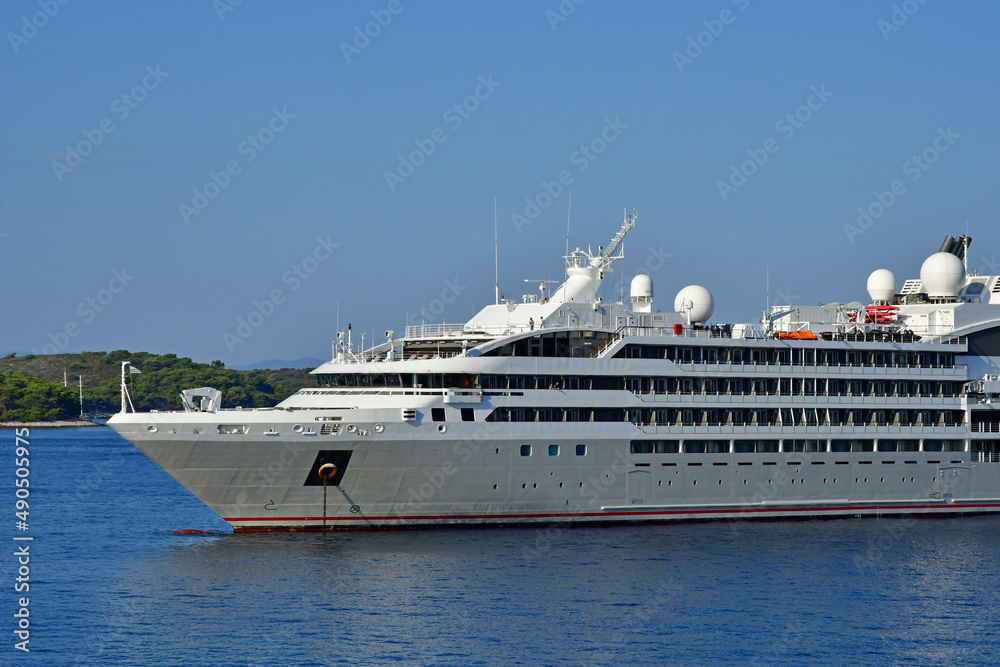 Hvar, Croatia - september 5 2021 : cruise boat
