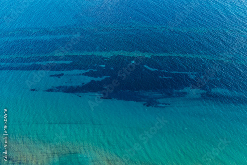 Ionian Sea surface on Corfu Island  Greece