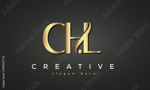 CHL creative luxury logo design photo