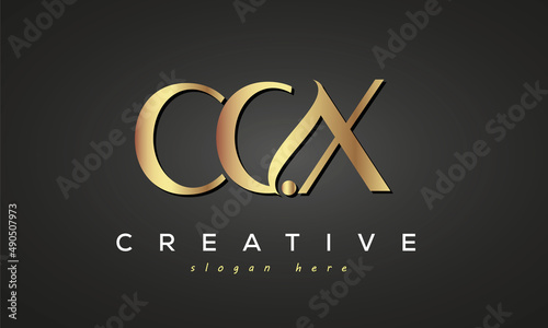 CCX creative luxury logo design photo