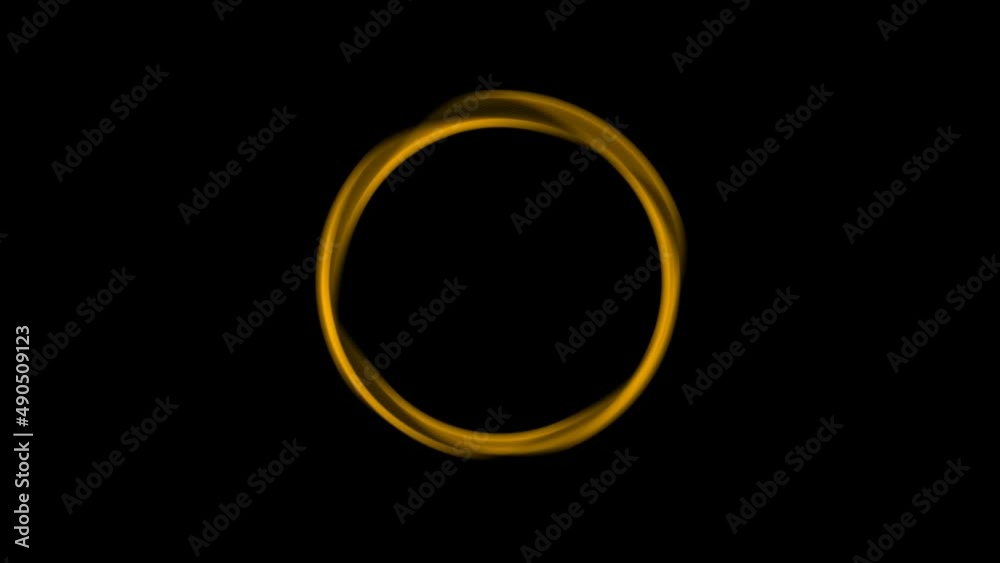 Magic circle of yellow movement, alpha channel Magic circle of yellow movement, alpha channel