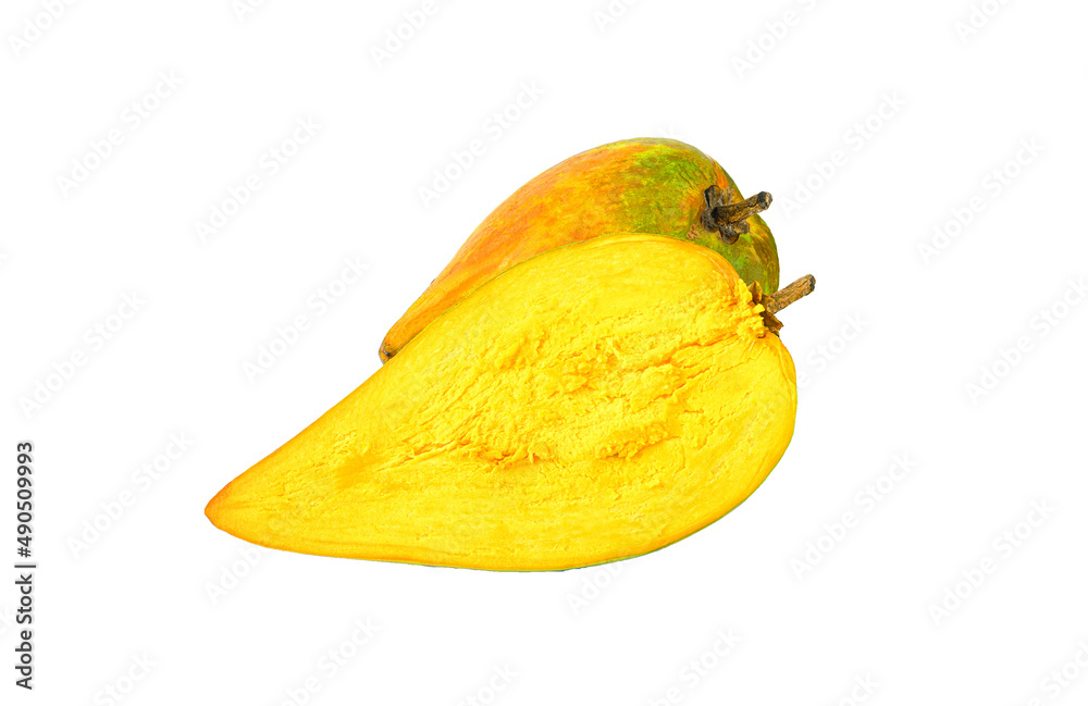 Canistel isolated on a white background Canistel isolated on a white background